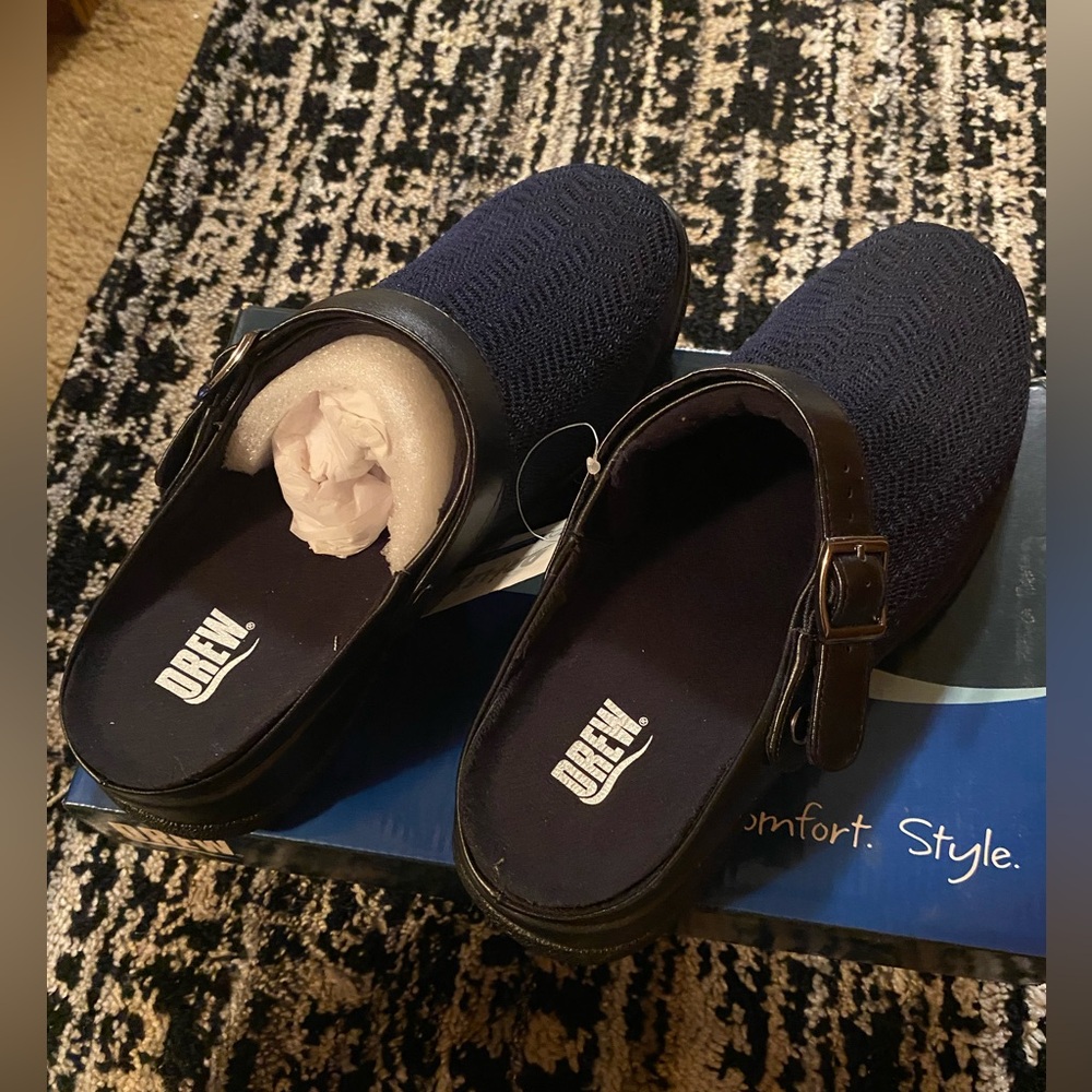 Drew Savannah Stretch Mule Clogs Women’s Size 9 NWB NIB